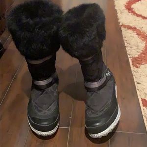 Black Coach Snow Boots